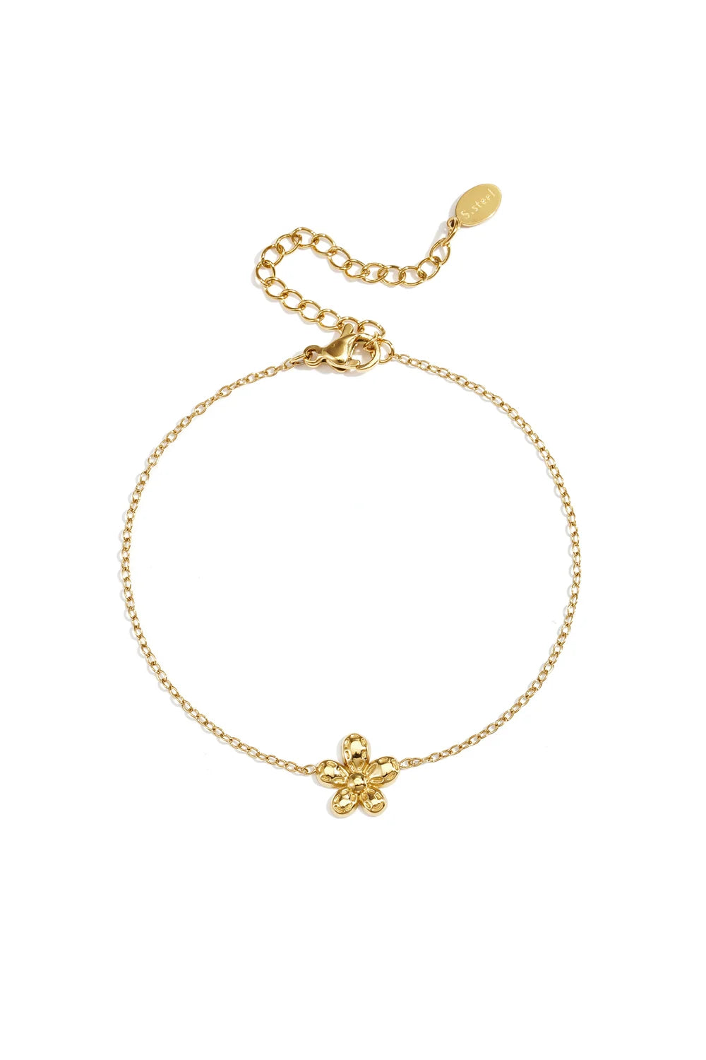Armbandje - minimalistische bloem