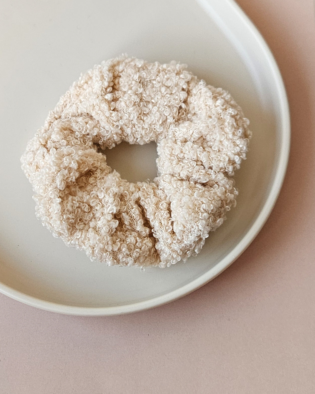 Scrunchie - Teddy beige