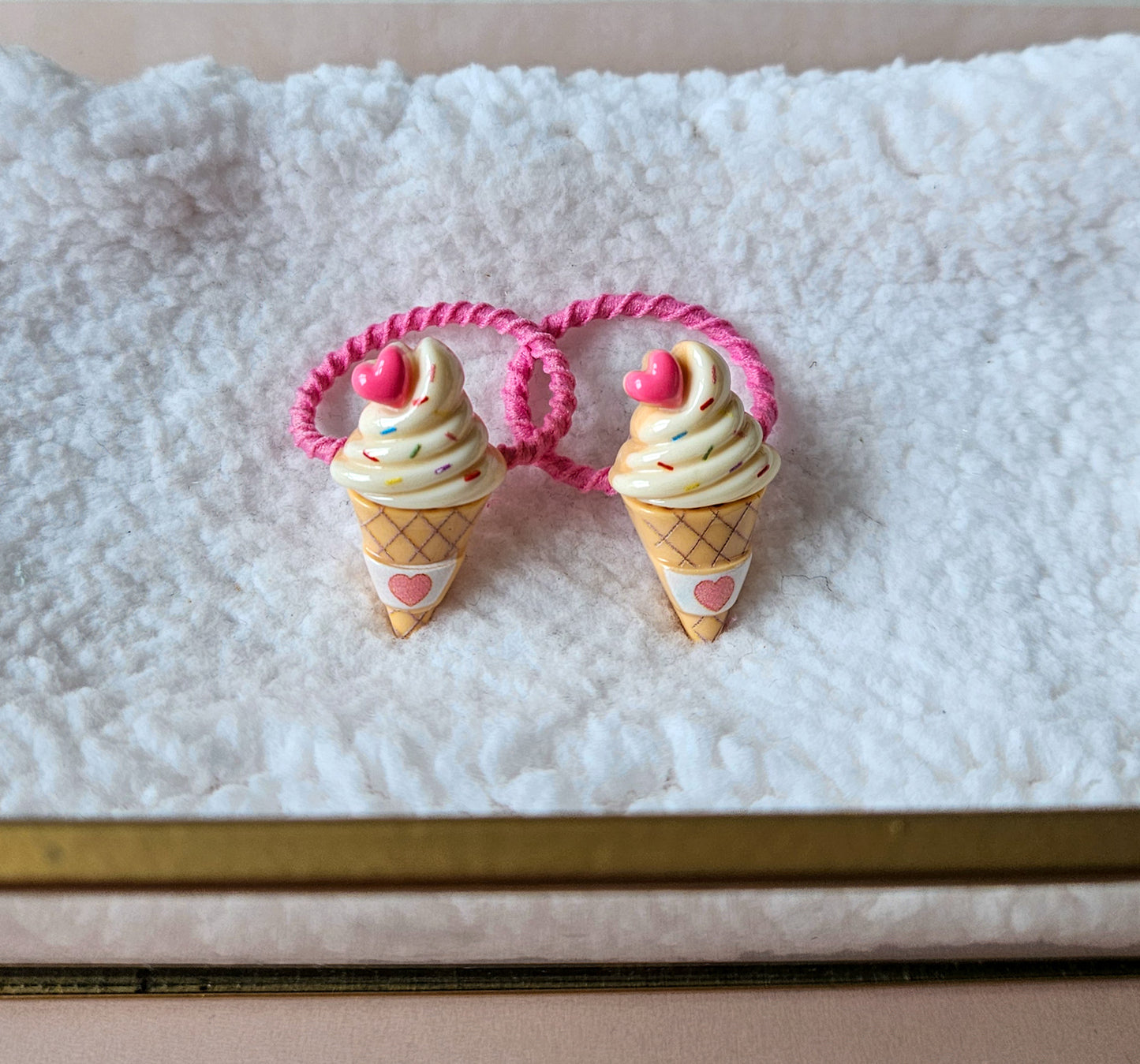 Mini haarelastiek set - Ijsjes
