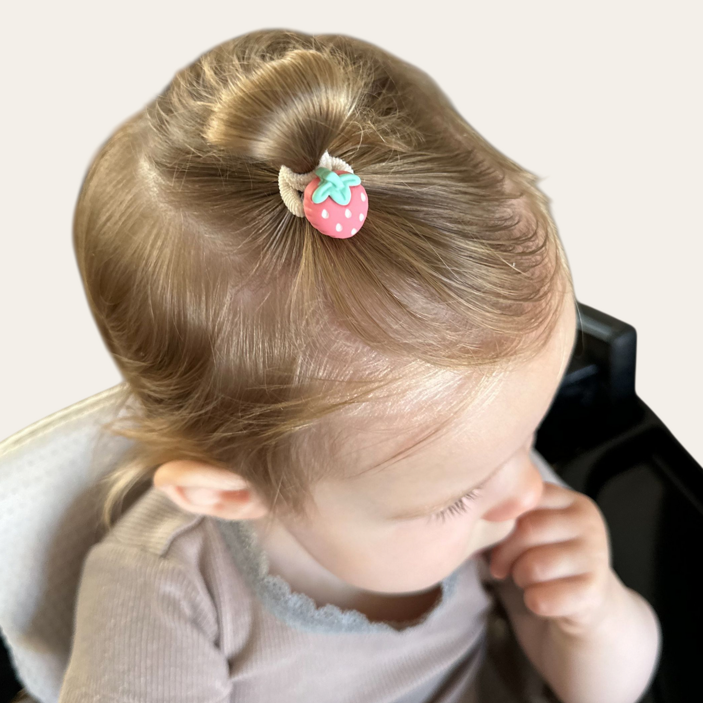 Mini haarelastiek set - Aardbei