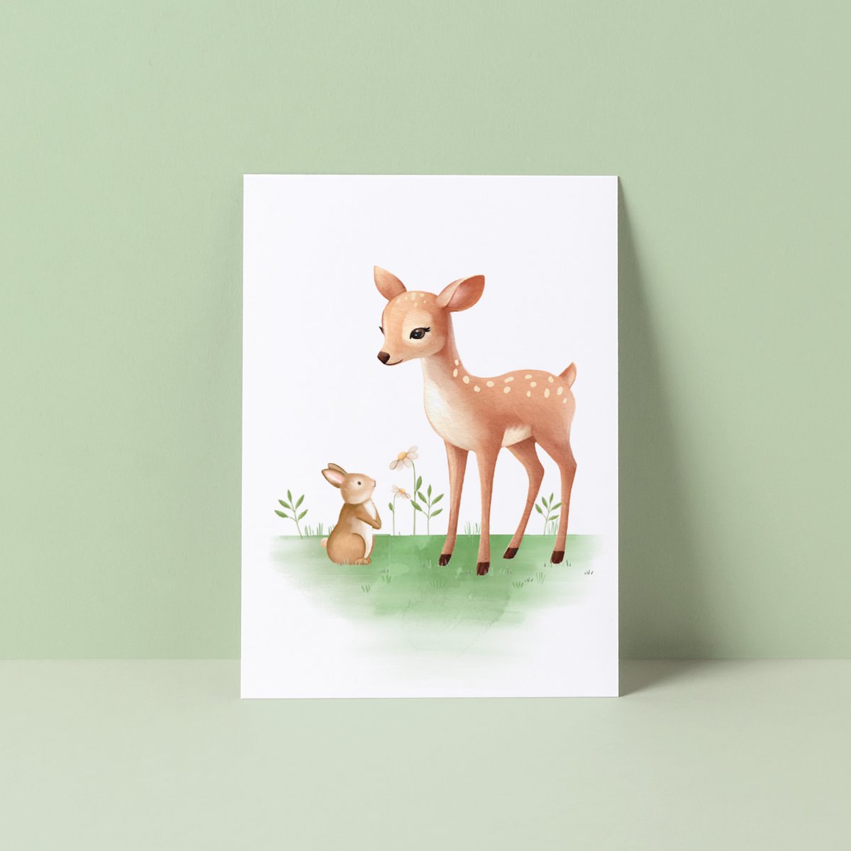 Ansichtkaart - Kleine vriendjes