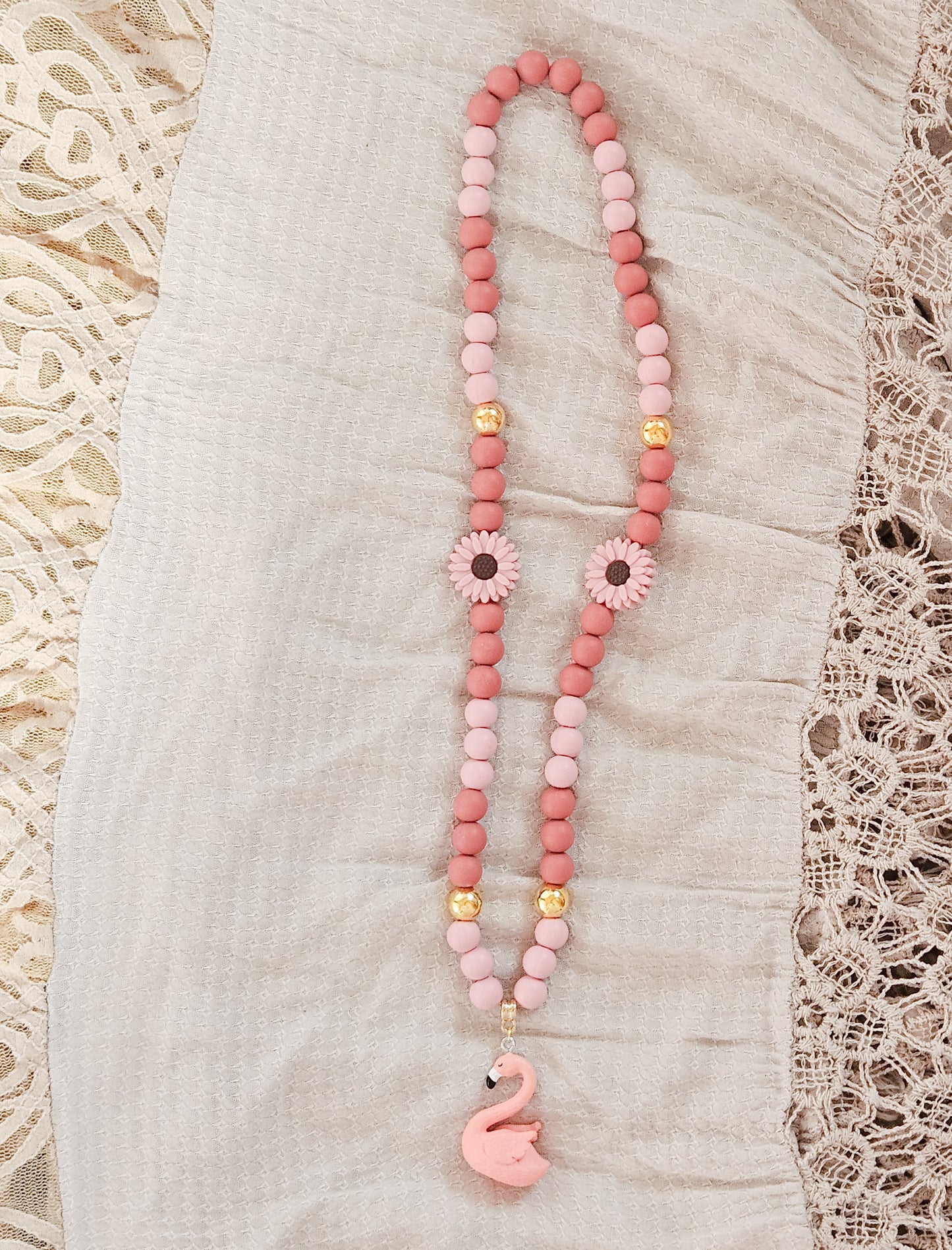 Kinderketting- Fabulous Flamingo