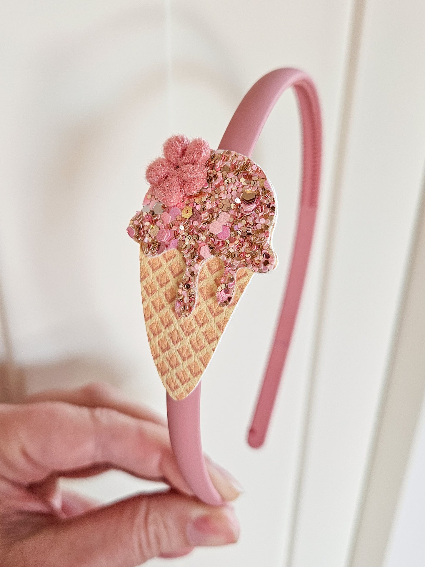 Diadeem - Ice cream oudroze/ goud