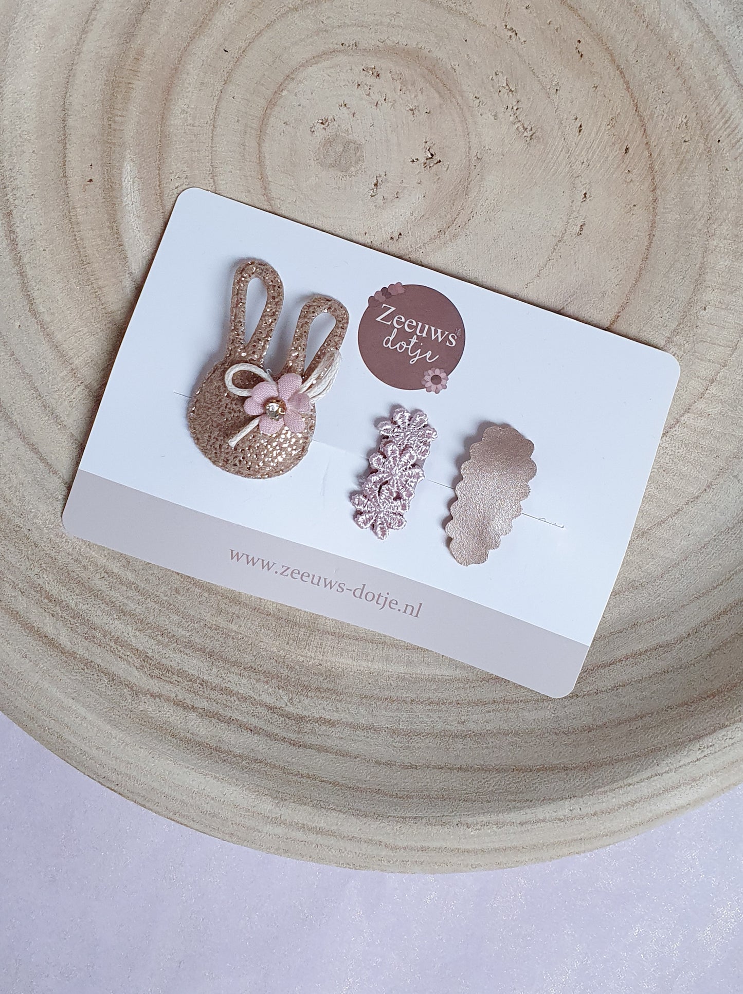 Setje antislipspeldjes - Bunny & Blossom