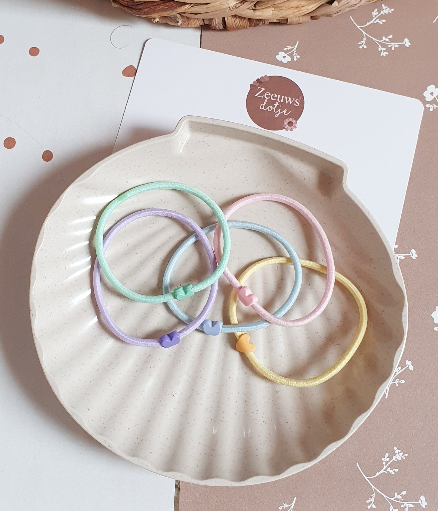 Set elastieken- Candy Hearts