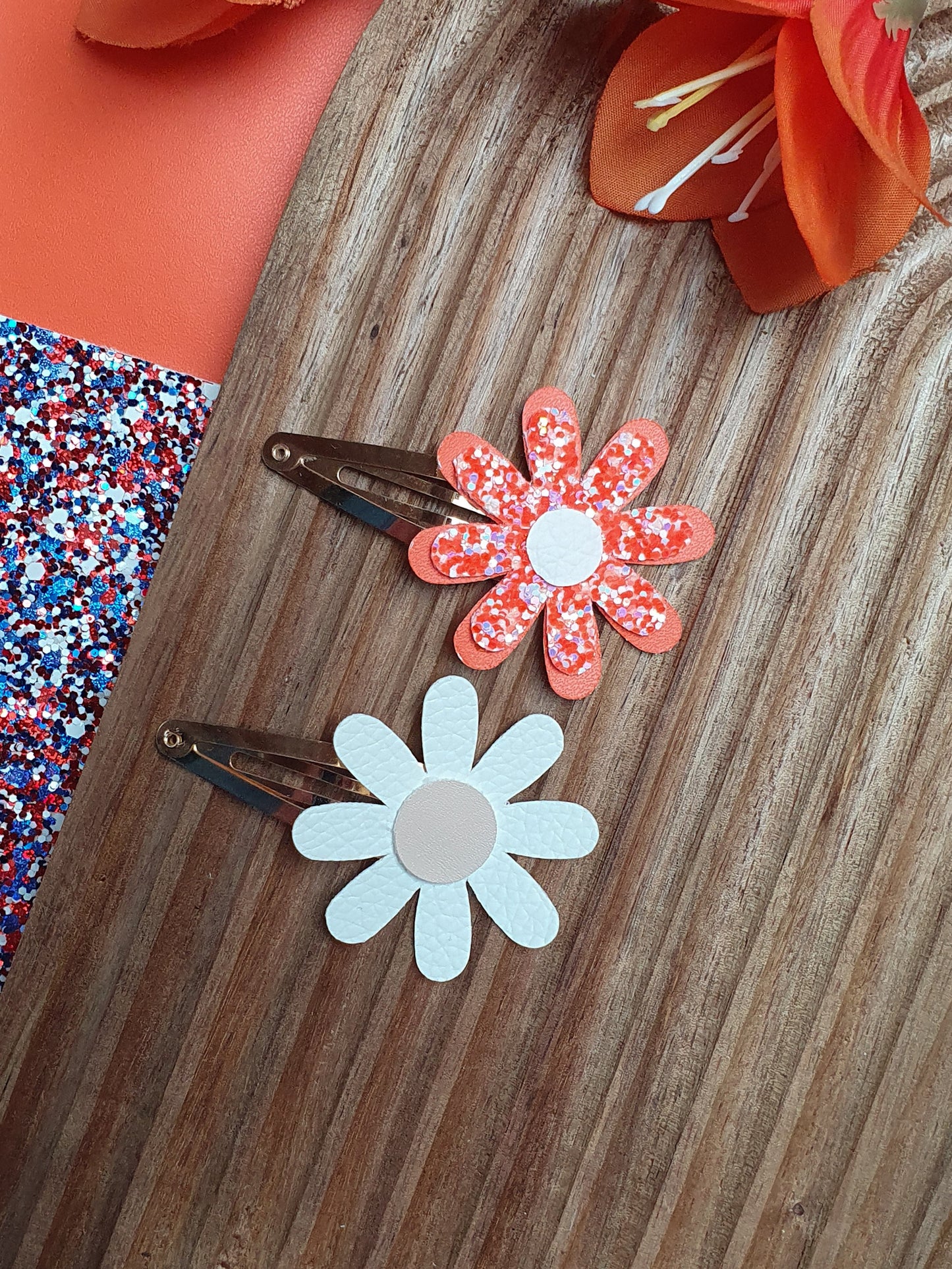 Setje - Summer daisy & Orange sparkle