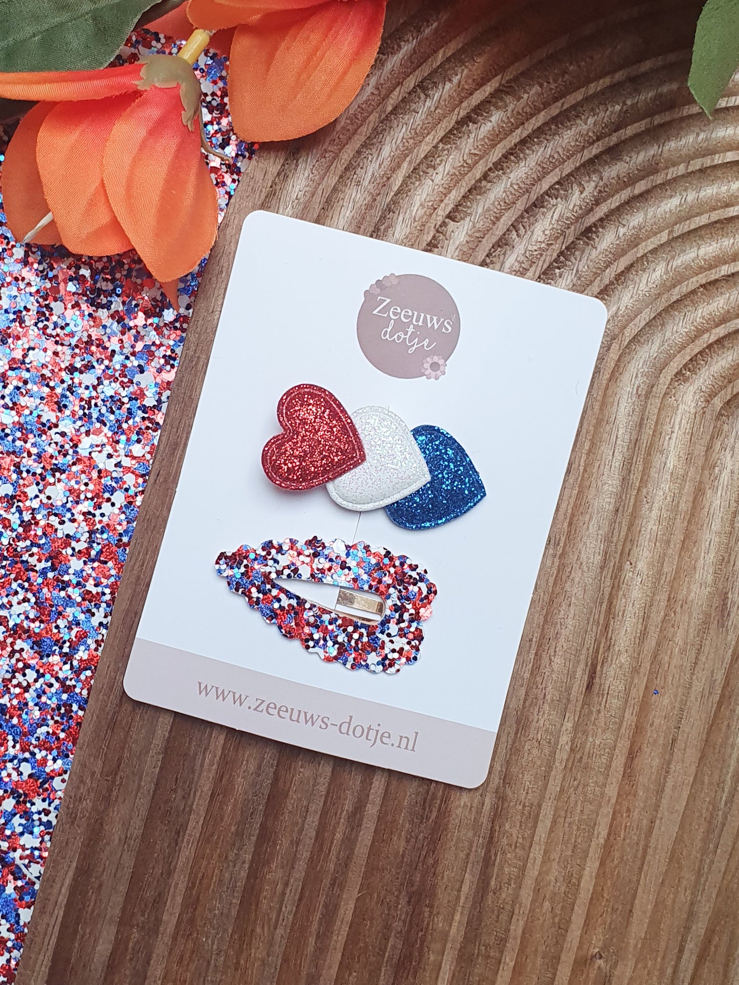 Set! Glitterhartjesmix