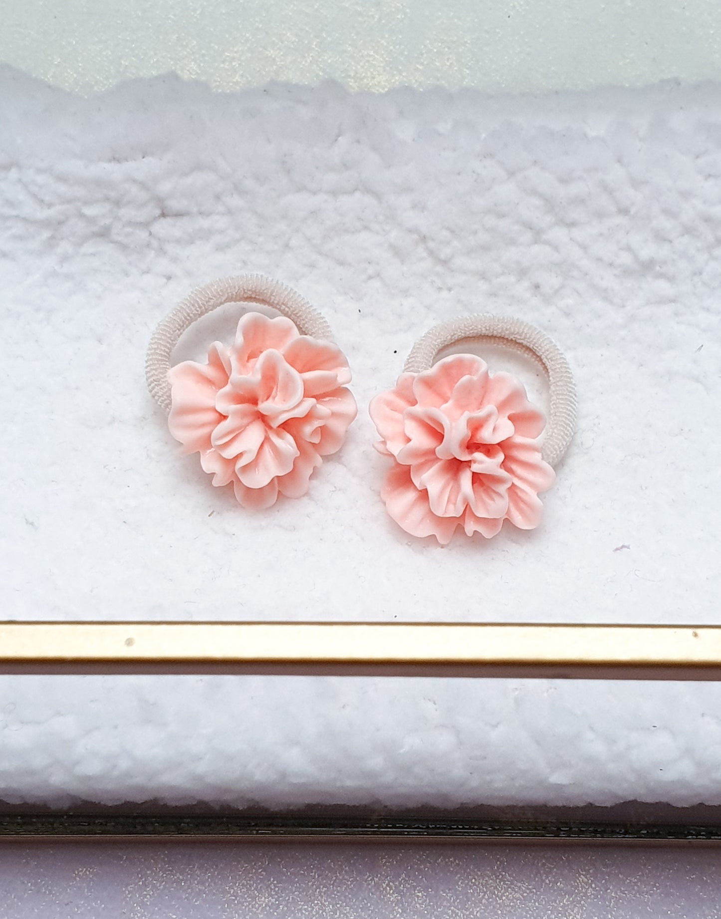 Mini haarelastiek set - Peony Perfection