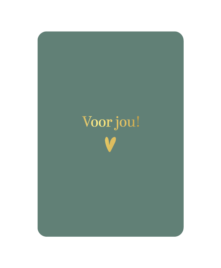 Ansichtkaart - Voor jou