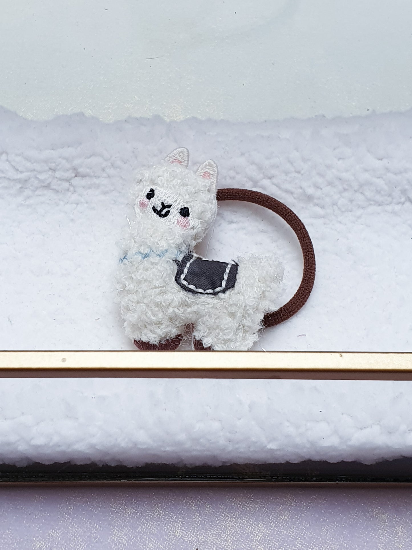 Haarelastiek - Fluffy alpaca