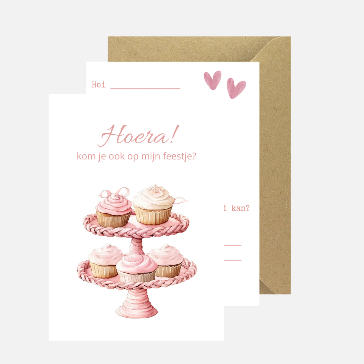 Uitnodiging - Cupcakes 🧁
