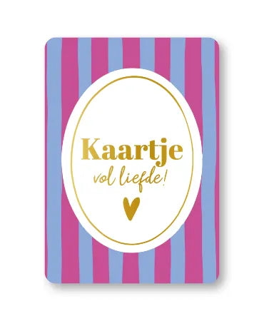 Ansichtkaart - Kaartje vol Liefde