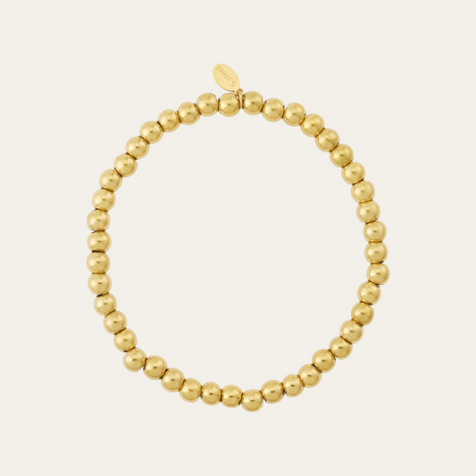 Armbandje - Gouden kralen