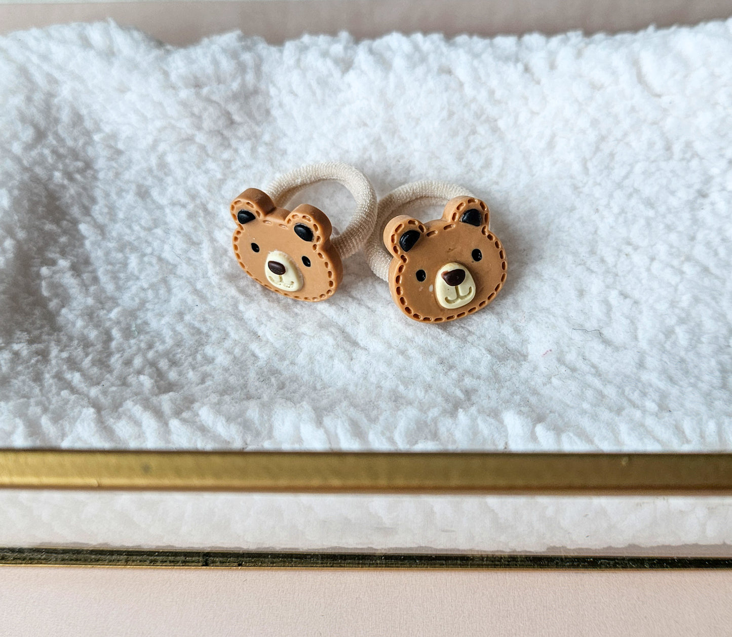 Mini haarelastiek set - Beertjes