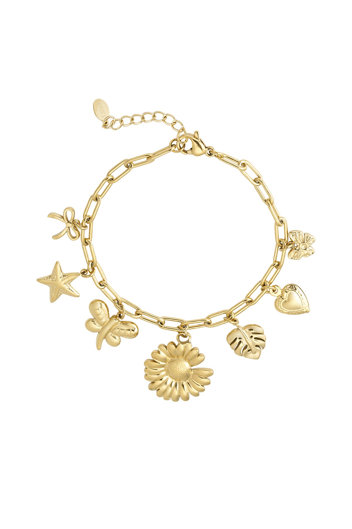 Bedelarmbandje - Botanical bliss gold