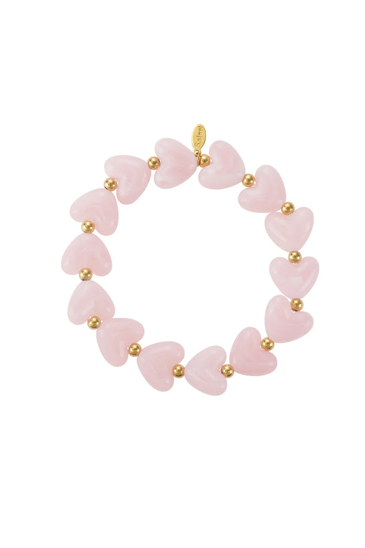 Armbandje - Hartjes