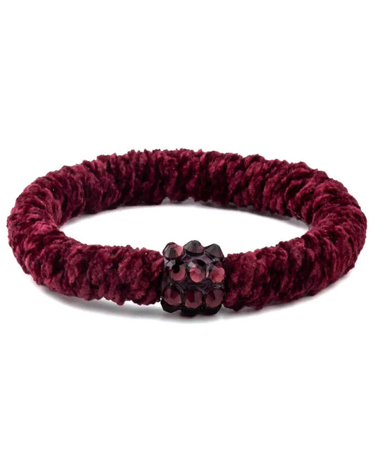 Banditz- Deep Bordeaux Velvet Strass