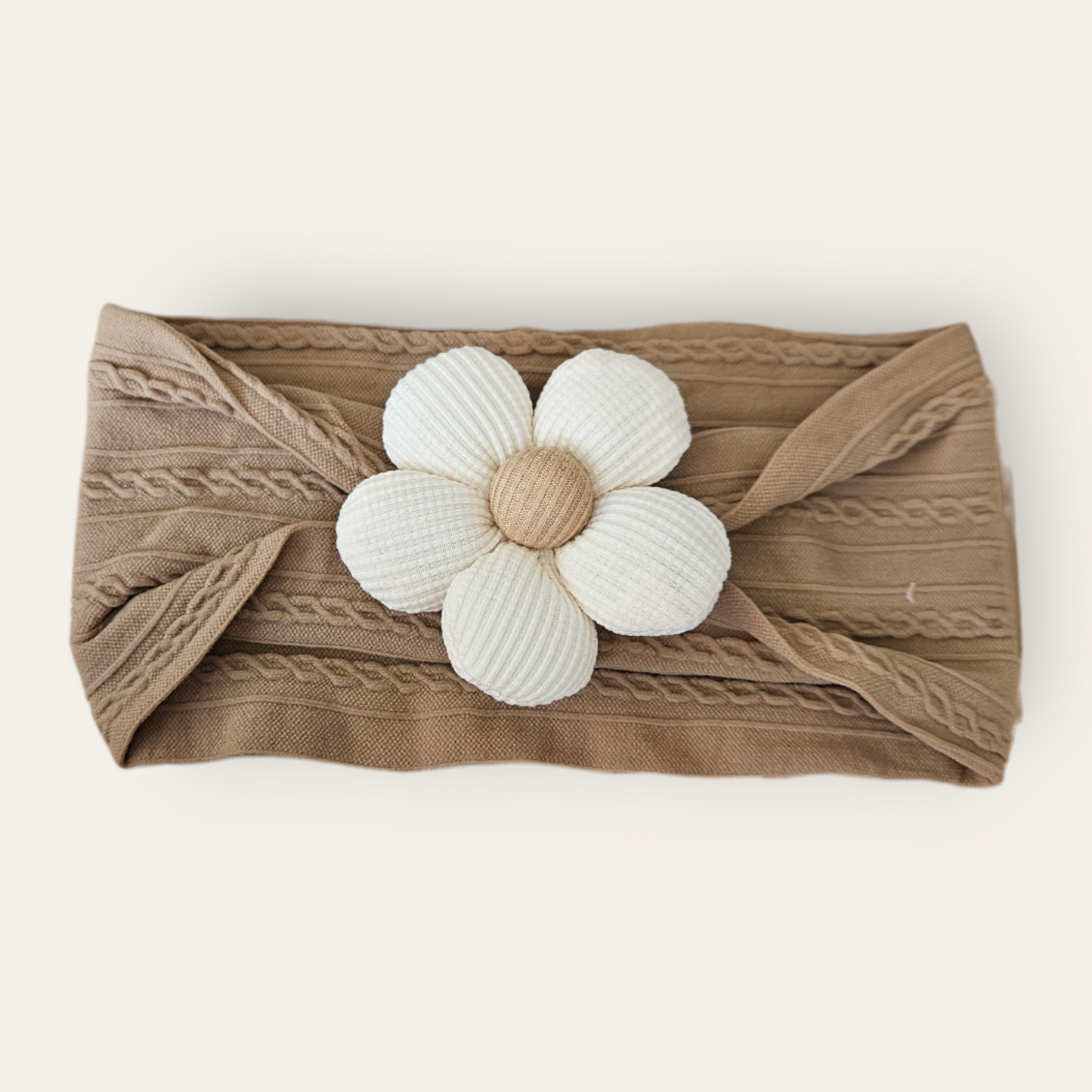 Wrap haarband - 𝐵𝑙𝑜𝑒𝑚 𝑏𝑟𝑢𝑖𝑛