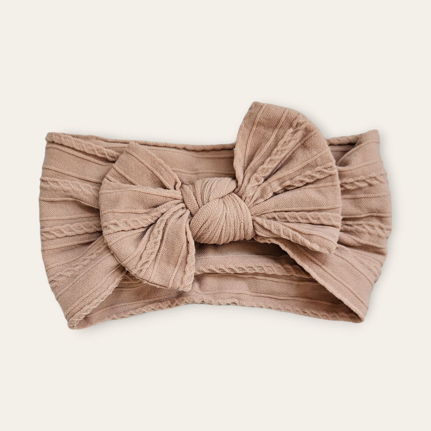 Knoop haarband - 𝑁𝑢𝑑𝑒