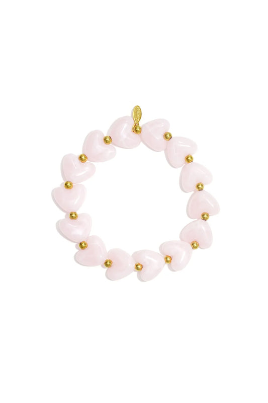 Hartjesarmbandje - Babyroze