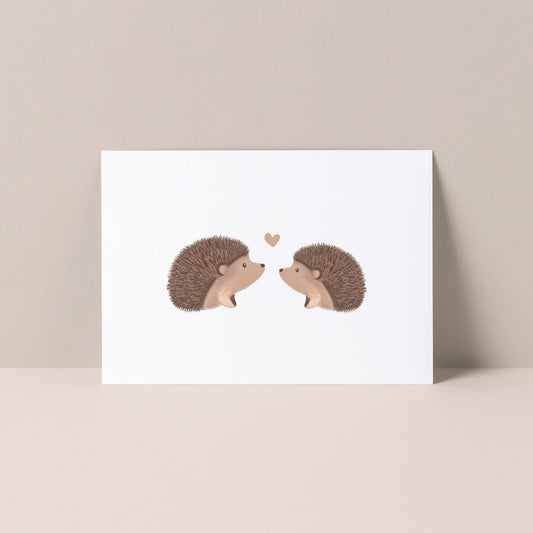 Ansichtkaart - Prikkelig maar lief