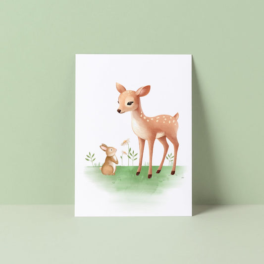 Ansichtkaart - Kleine vriendjes