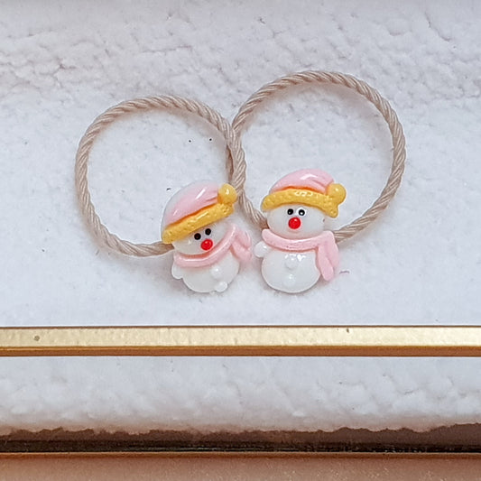 Haarelastiek set -  𝐿𝑜𝑣𝑒𝑙𝑒𝑦 𝑠𝑛𝑜𝑤𝑚𝑎𝑛