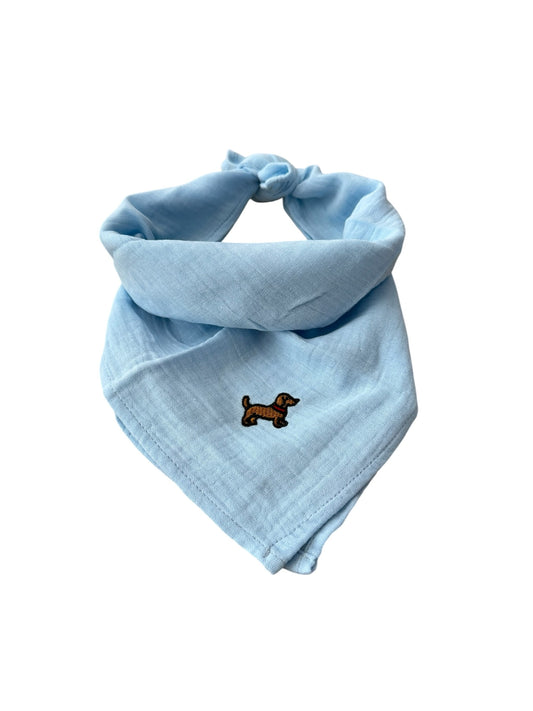 Bandanasjaaltje - Sweet Teckel & Soft Colors