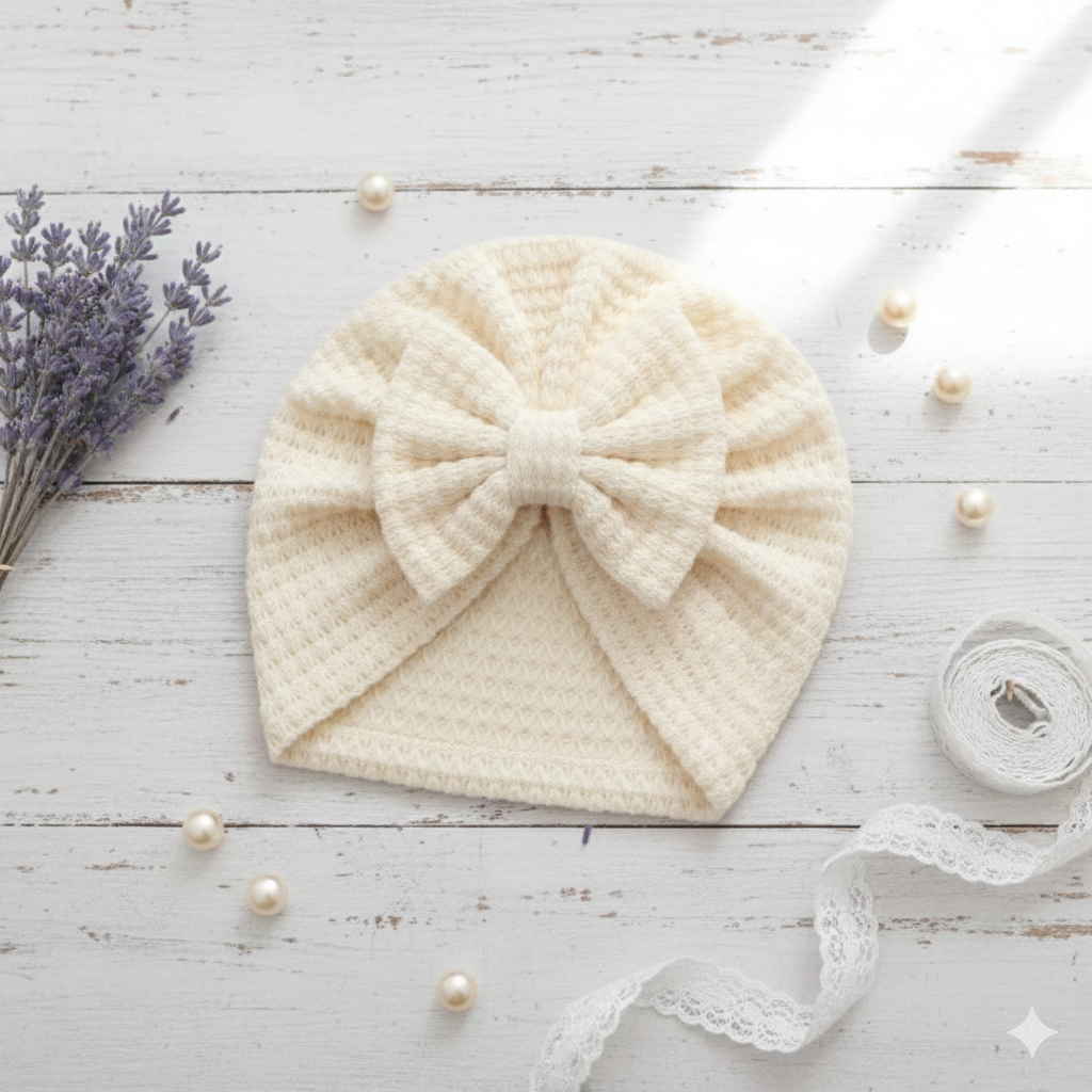 Gebreid mutsje - 𝘖𝘧𝘧 𝘸𝘩𝘪𝘵𝘦