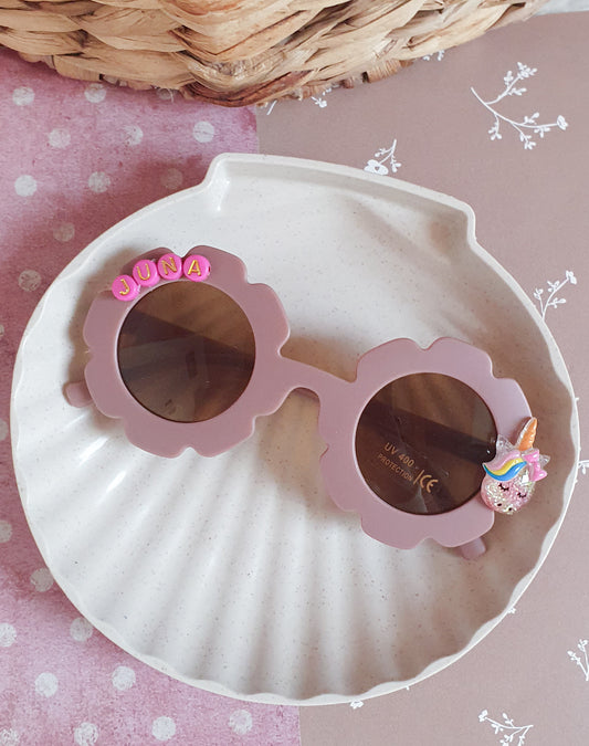 Zonnebril met naam - Unicorn