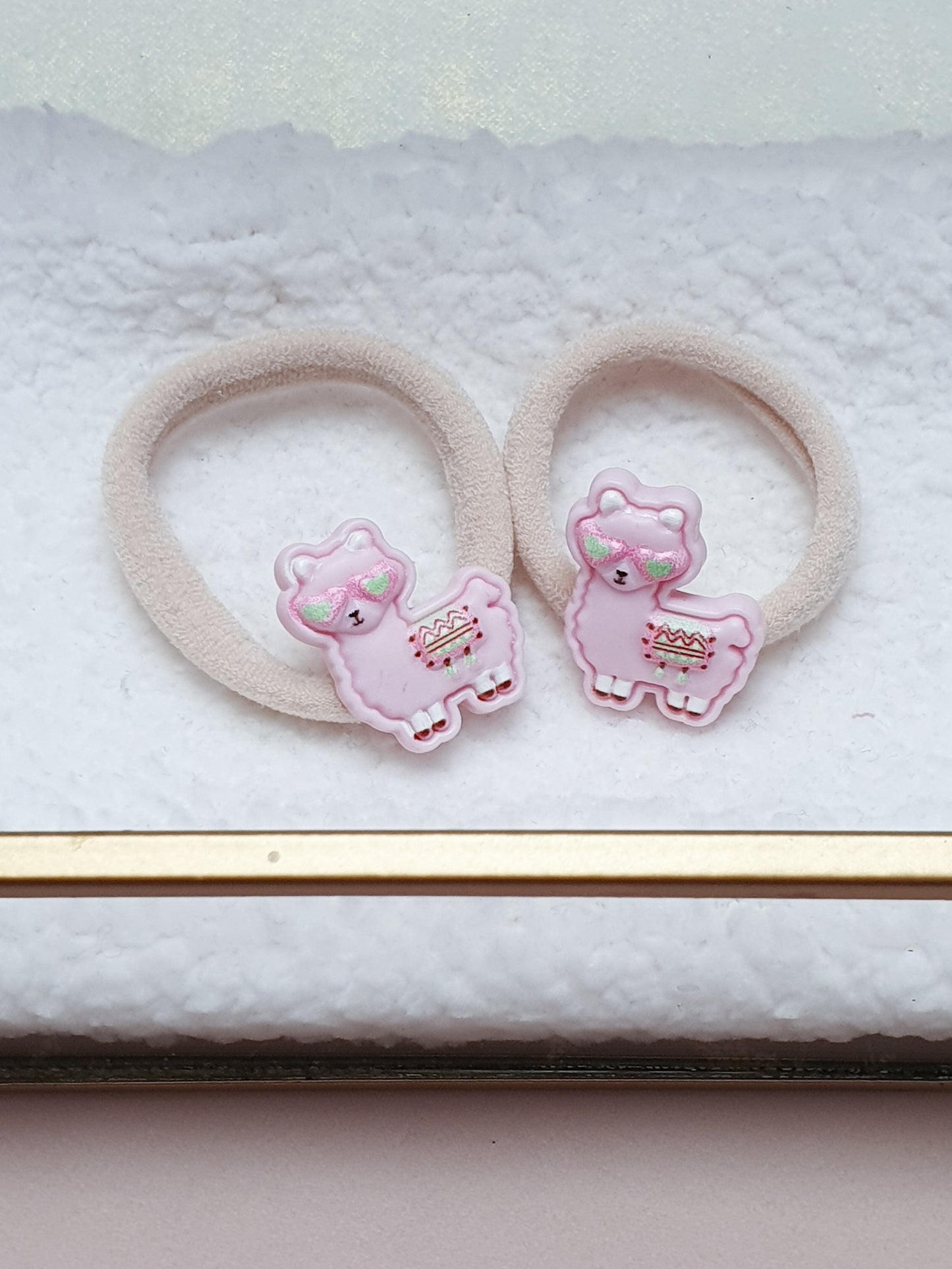 Set ketting met elastiekjes - Alpaca