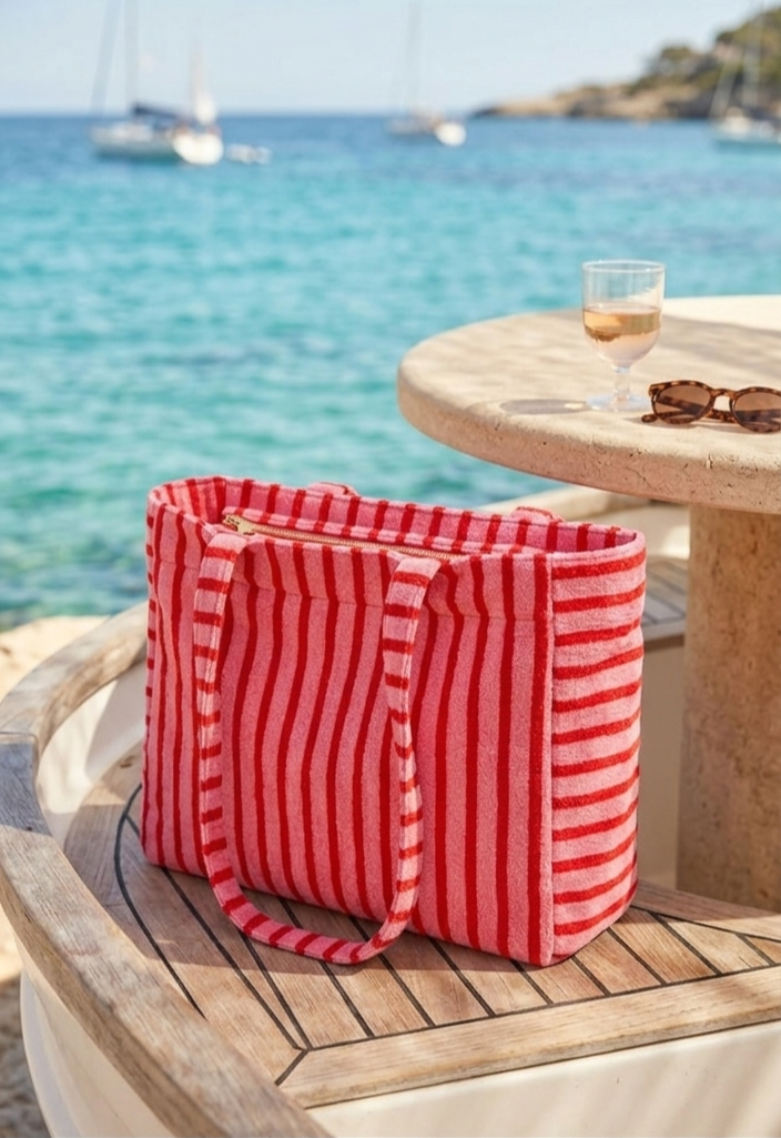 Shopper - Candy Stripe XL