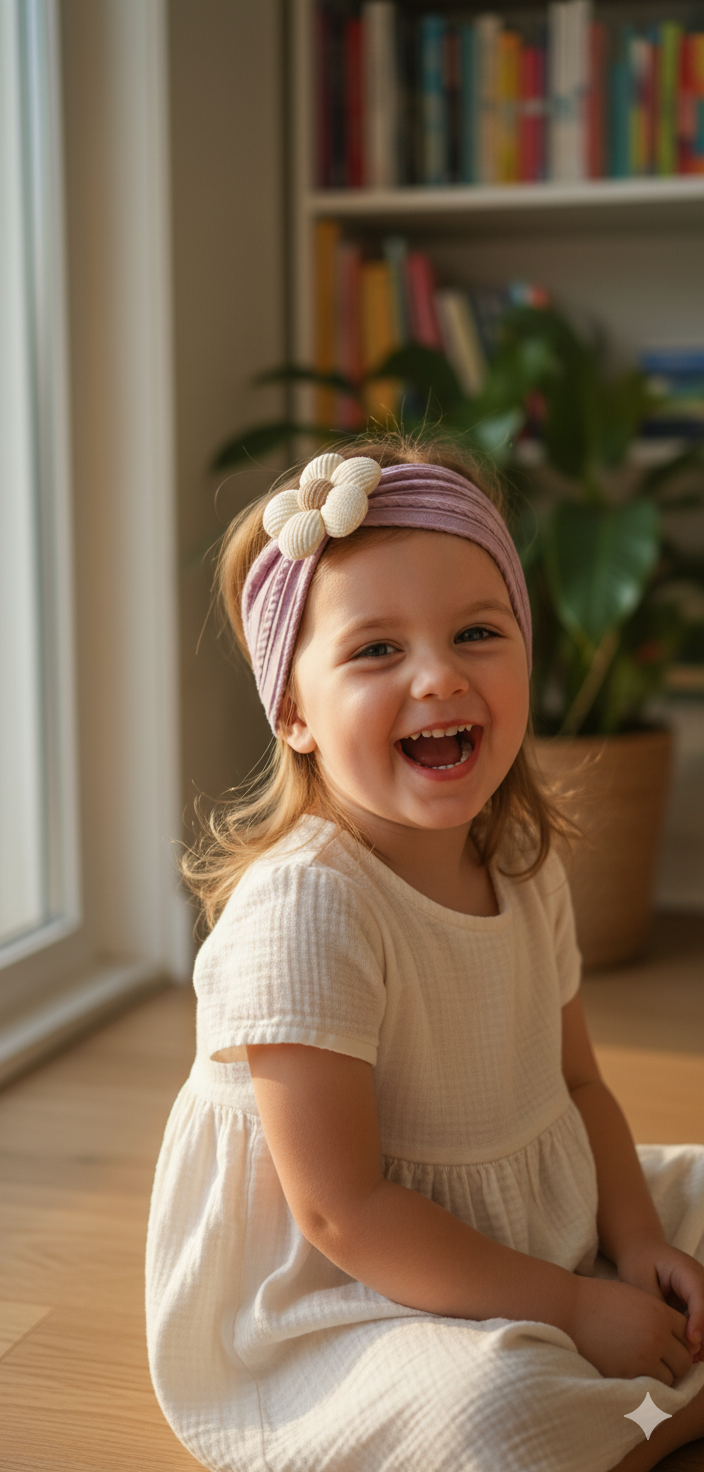 Wrap haarband - 𝐵𝑙𝑜𝑒𝑚 𝑚𝑎𝑢𝑣𝑒