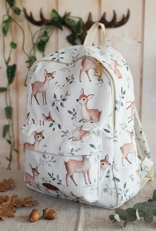 Rugtas met hertjes -  Corduroy