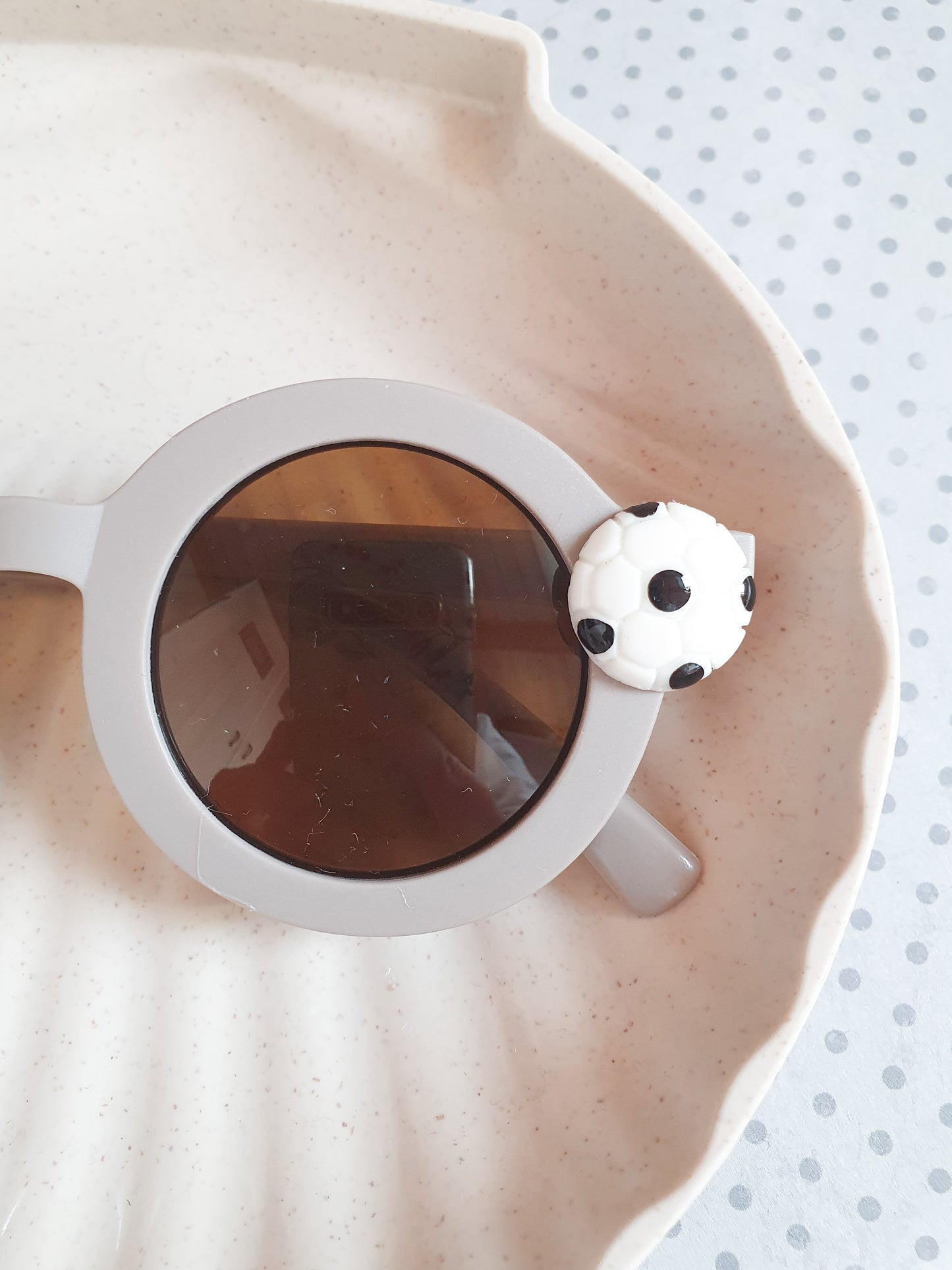 Zonnebril met naam - voetbal