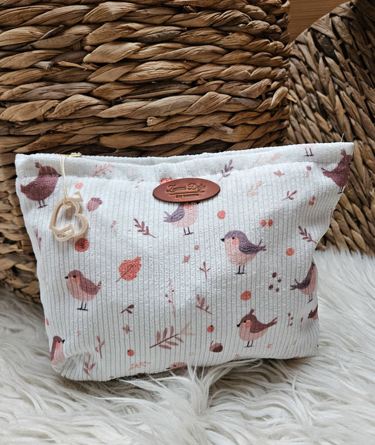 Multifunctioneel etui/ tasje vogelvriendjes