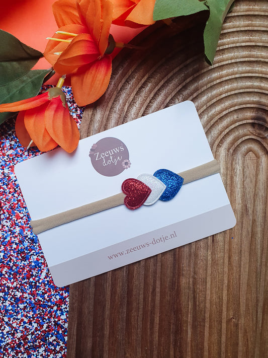 Haarbandje - 3 op een rij