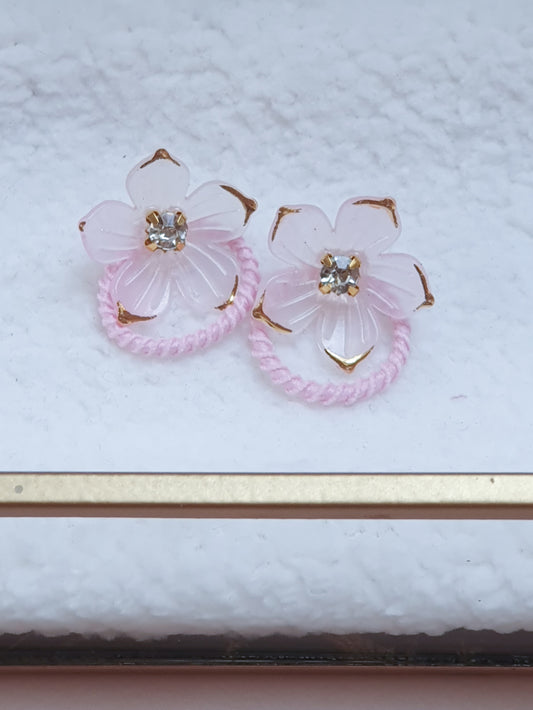 Mini haarelastiek set - Sakura Sparkle