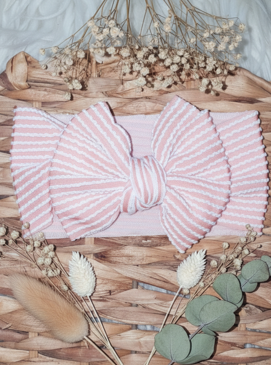 Haarbandje - Roze & Stripes