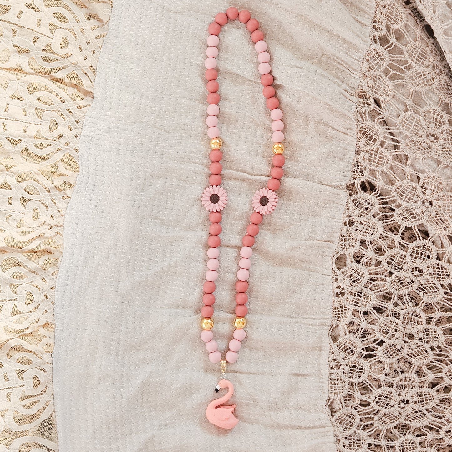 Kinderketting- Fabulous Flamingo