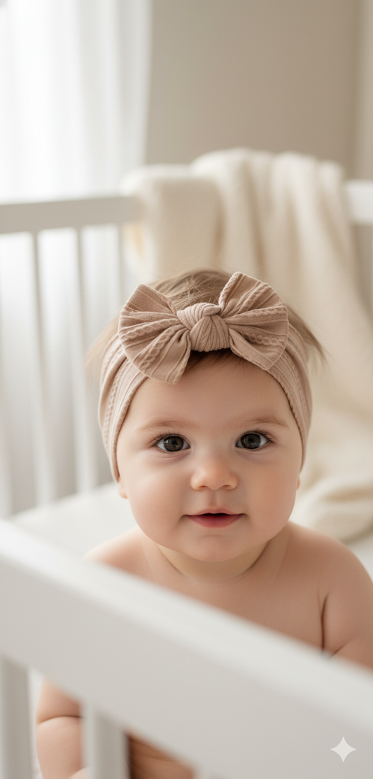 Knoop haarband - 𝑁𝑢𝑑𝑒