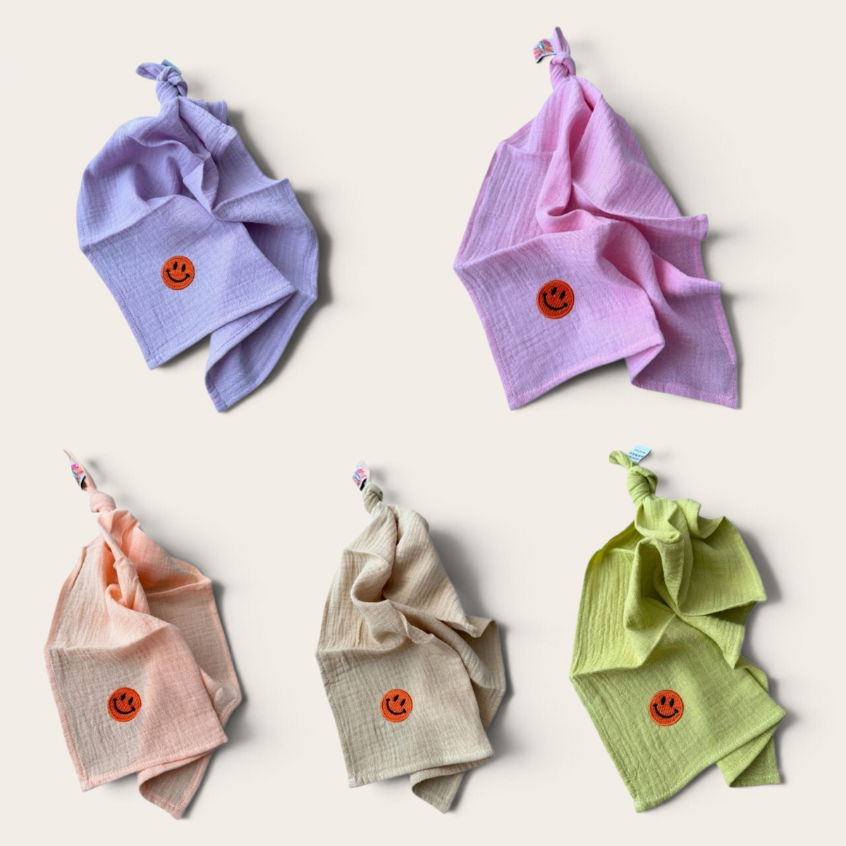 Multifunctionele doek - Sweet Smiles & Soft Colors