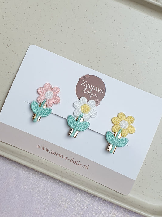 Setje van 3 - Flower Power