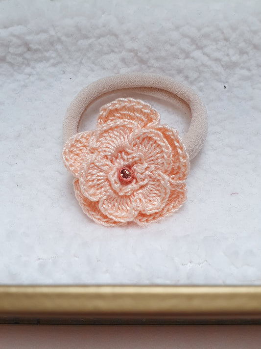 Haarelastiek- Mothers pride ' soft peach'