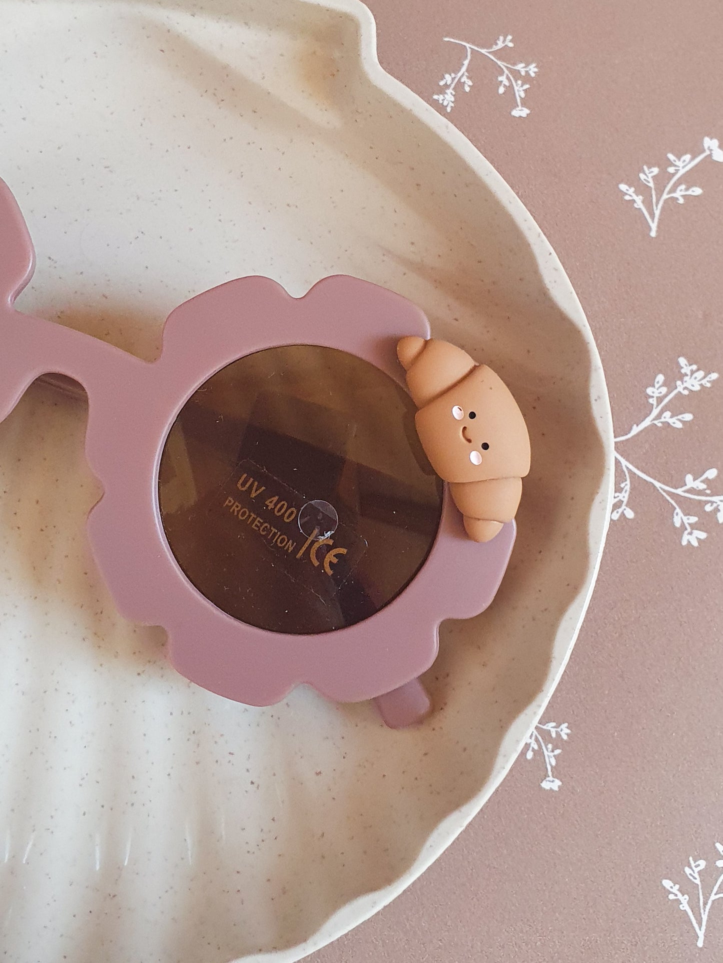 Zonnebril met naam - Croissant