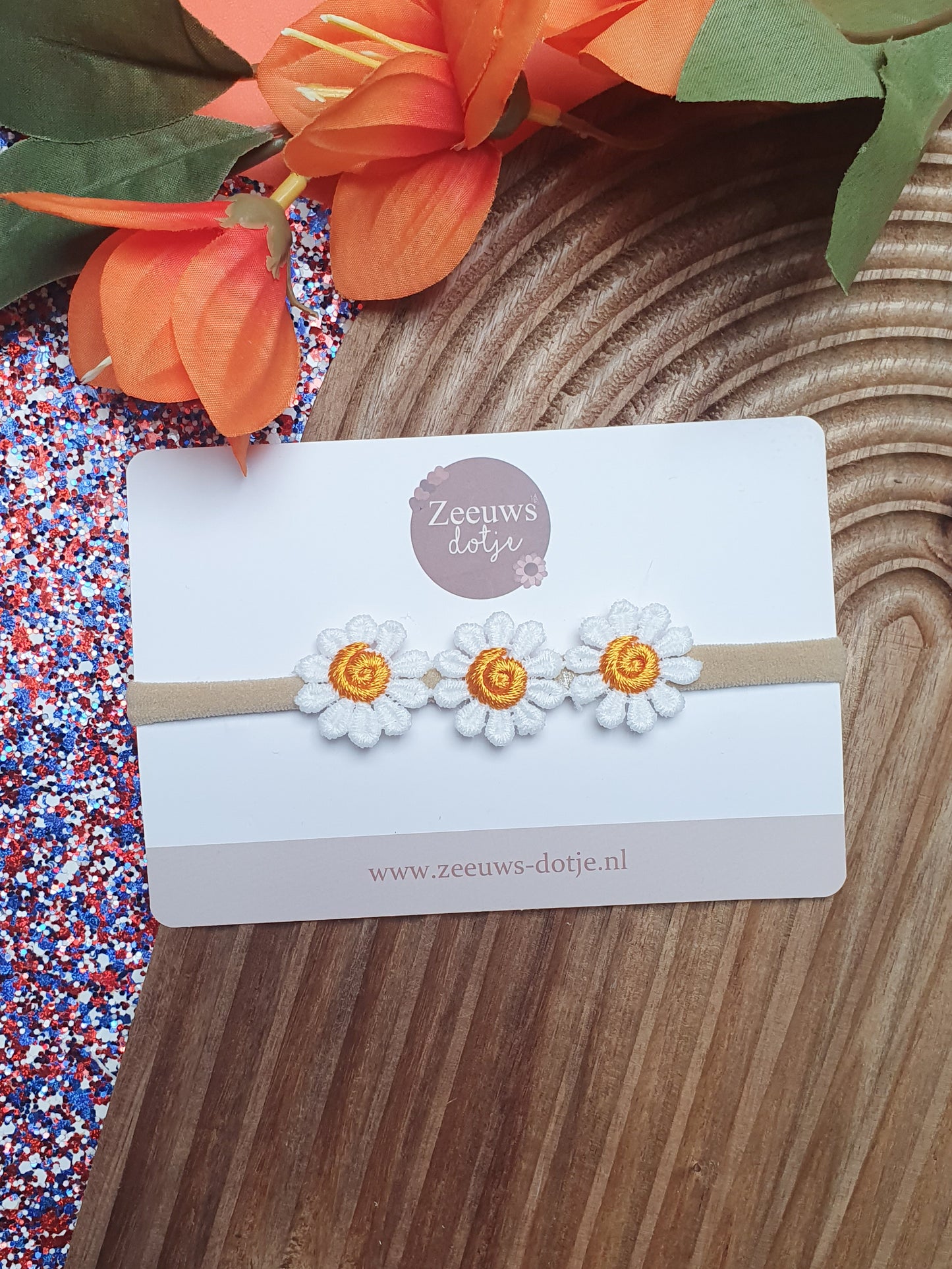 Haarbandje koningsdag Madelief