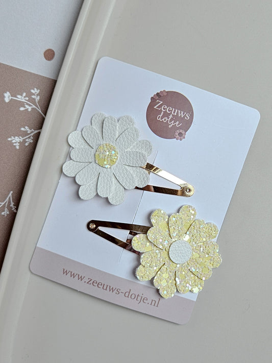 Stel zelf samen- Haarspeldjes Sunny Daisy
