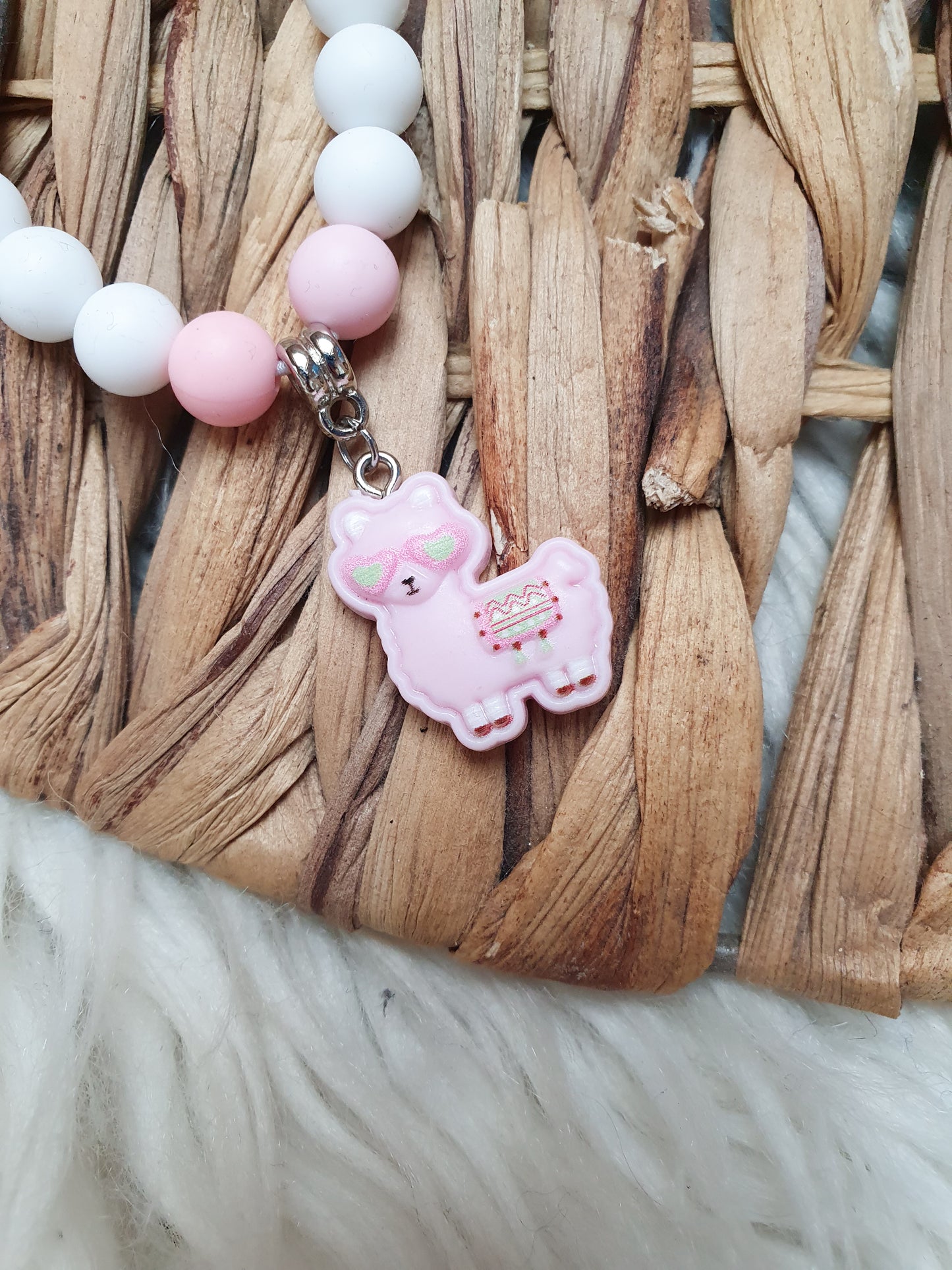 Set ketting met elastiekjes - Alpaca