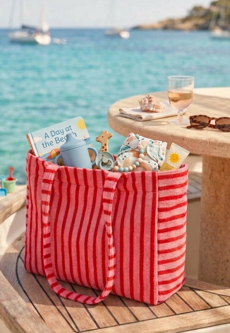 Shopper - Candy Stripe XL