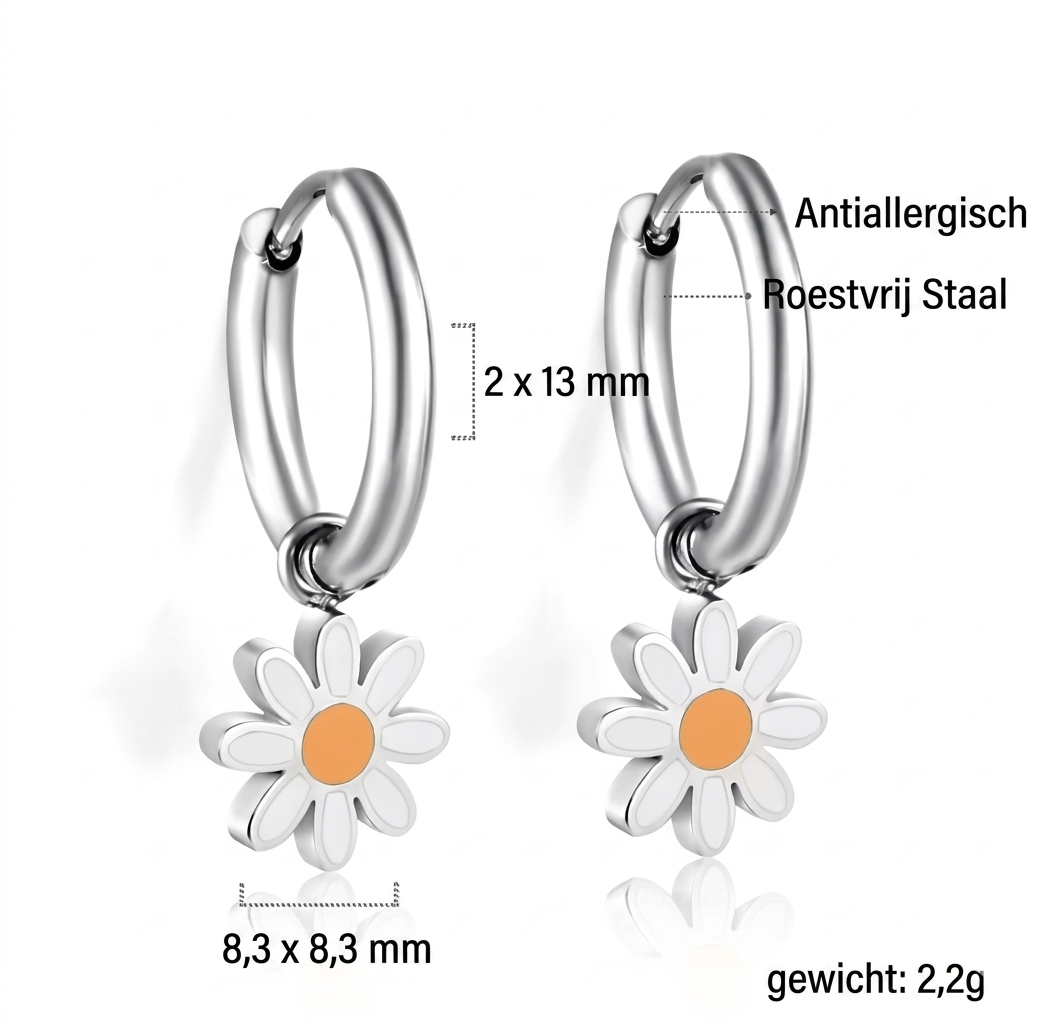Kinderoorbellen - Madelief 🌼